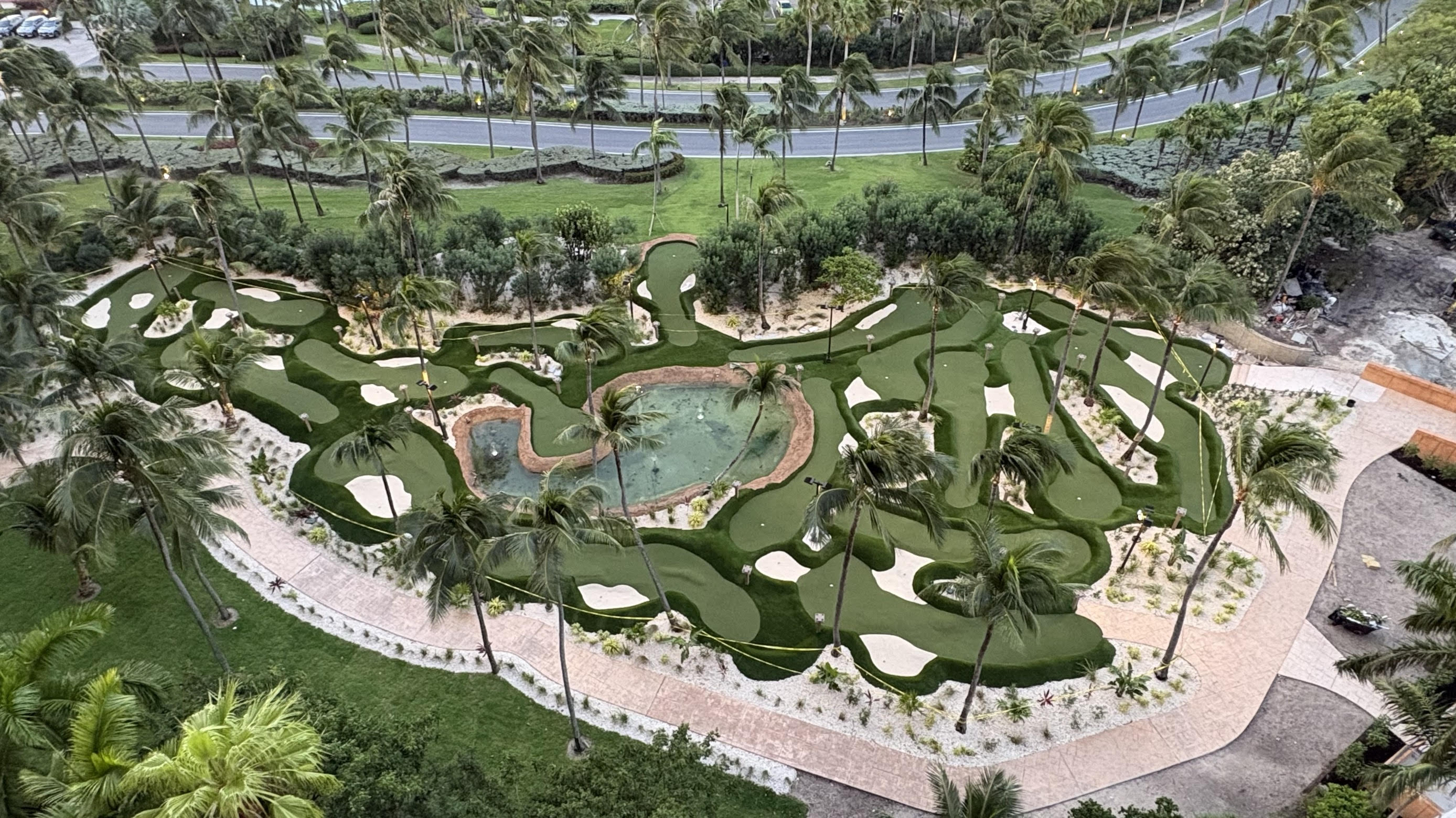 The putt-putt golf course 'Good Lies' at Atlantis