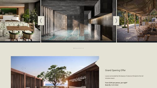 Screenshot of the Kimpton resort